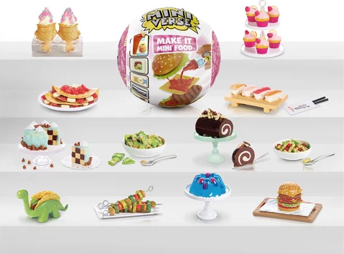Miniverse Make It Mini Foods - Diner Series 3A - Knutselset