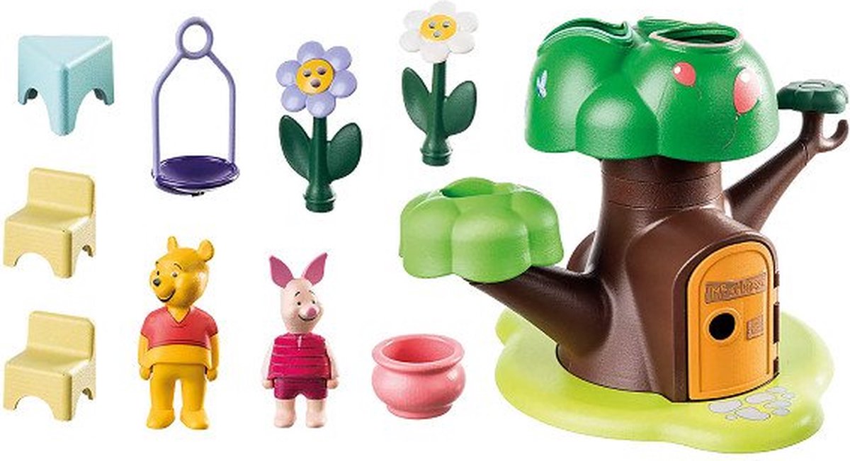 PLAYMOBIL 1.2.3 & Disney Winnie de Poeh Boomhut - 71316