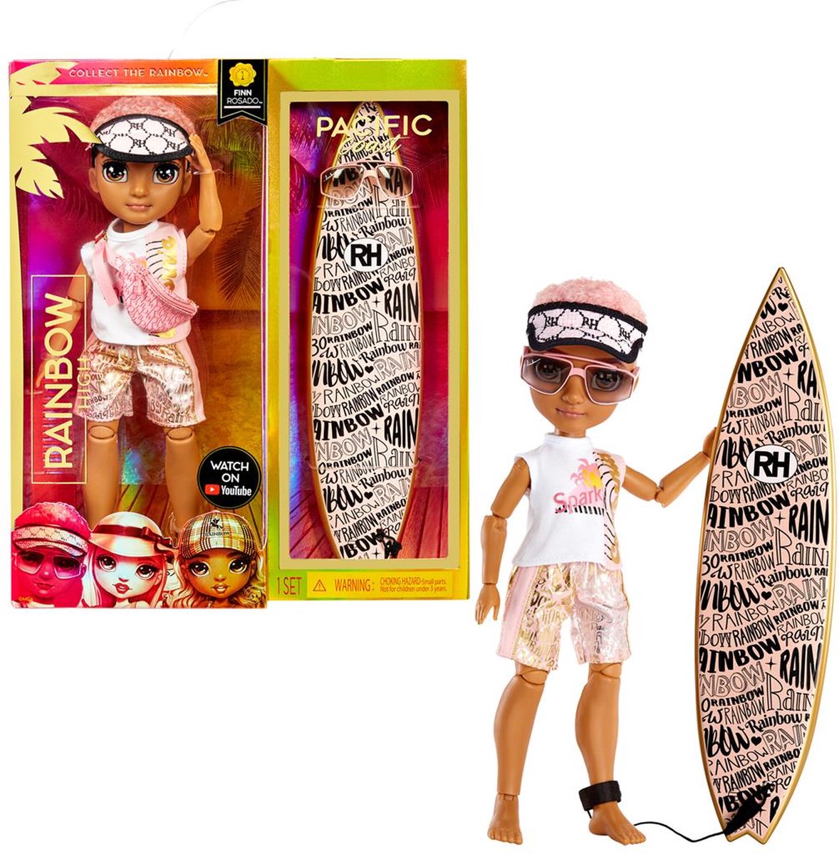 Rainbow High Pacific Coast Finn Rosado - Modepop