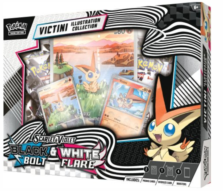 Scarlet & Violet - SV10.5 Black Bolt & White Flare Illustration Collection Victini