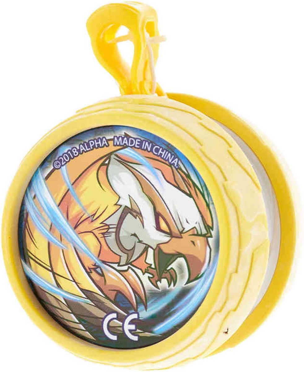 Blazing Team Yoyo Eraser Battlespin Raging Eagle - Geel - Jojo