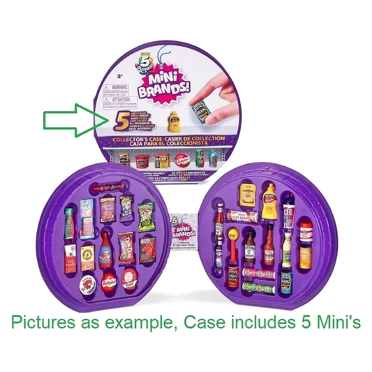 5 Verrassings mini merken Collector's case Serie 1