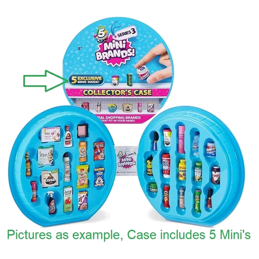 5 Verrassings mini merken Collector's case Serie 2