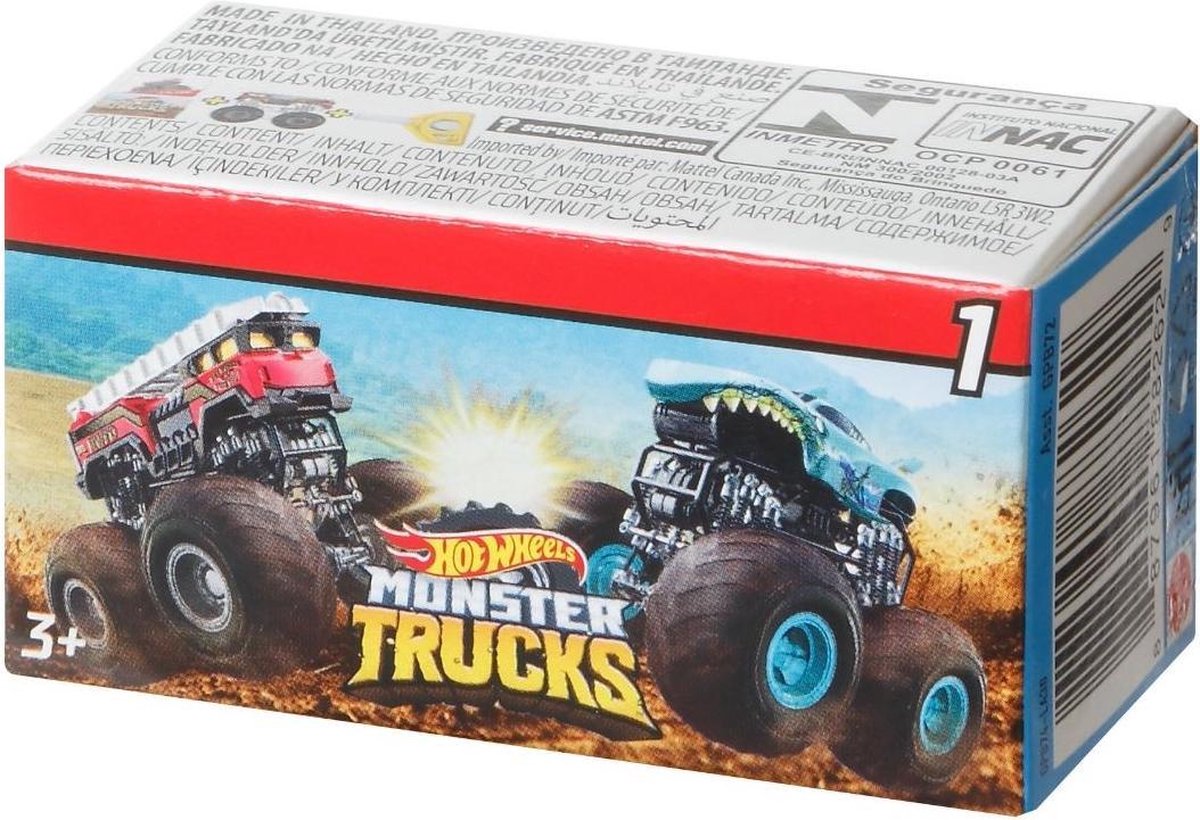 Hot Wheels Verrassingsauto Mystery Truck Jongens Die-cast 4-delig