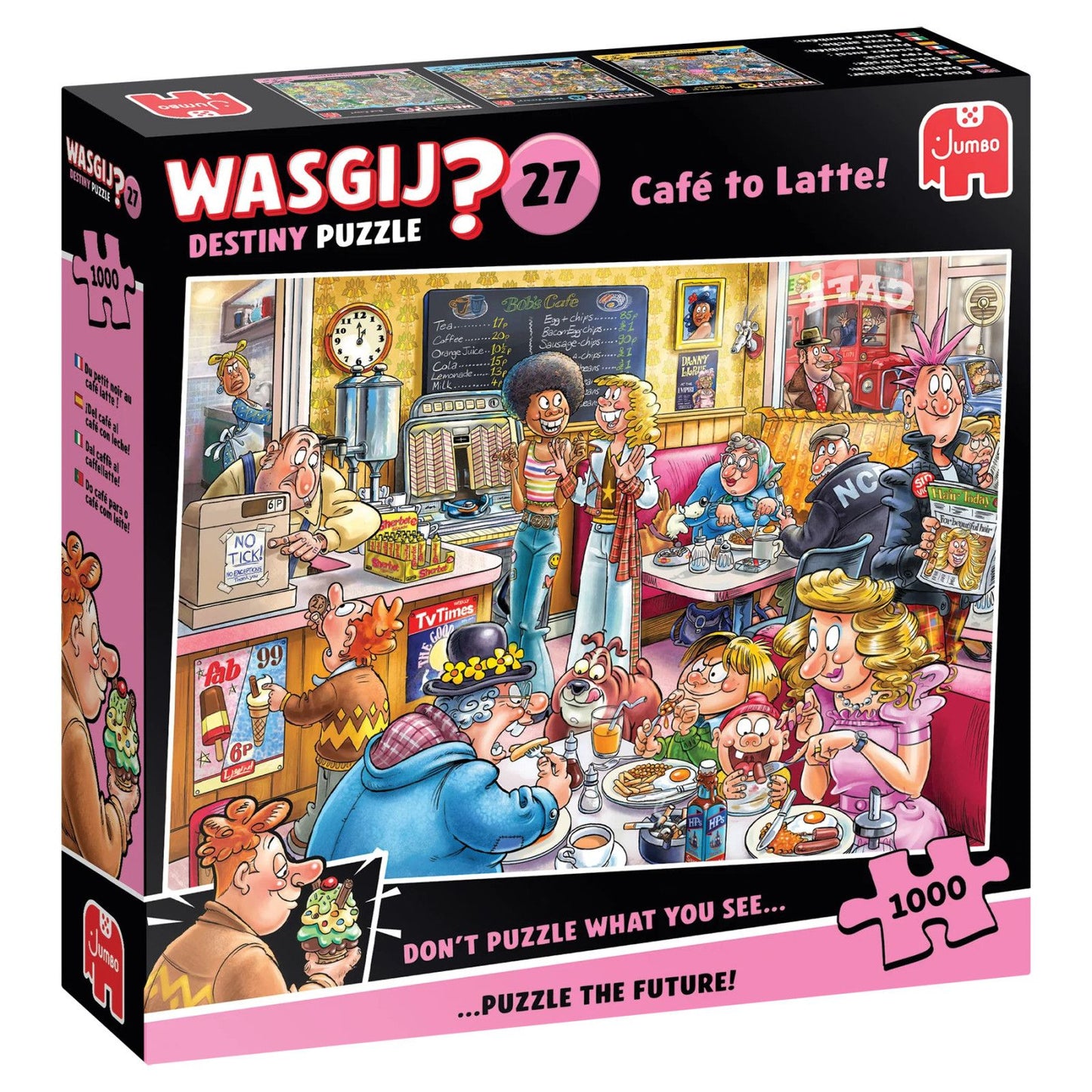 Wasgij Destiny 27 - Van Cafetaria Naar Koffiebar! - 1000 stukjes puzzel - Legpuzzel