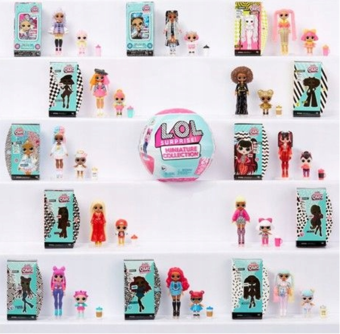 L.O.L. Miniatuurcollectie Assorti Poppen Roze