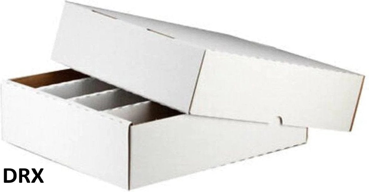DRX Kaarten opbergdoos 4000 karton – cardbox 4000 (Fold-out Storage Box) - Trading kaarten - Made in the Germany - Met deksel