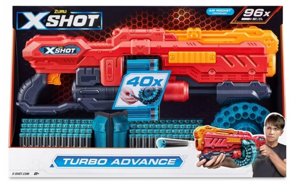 X-Shot Turbo Advance - Rood