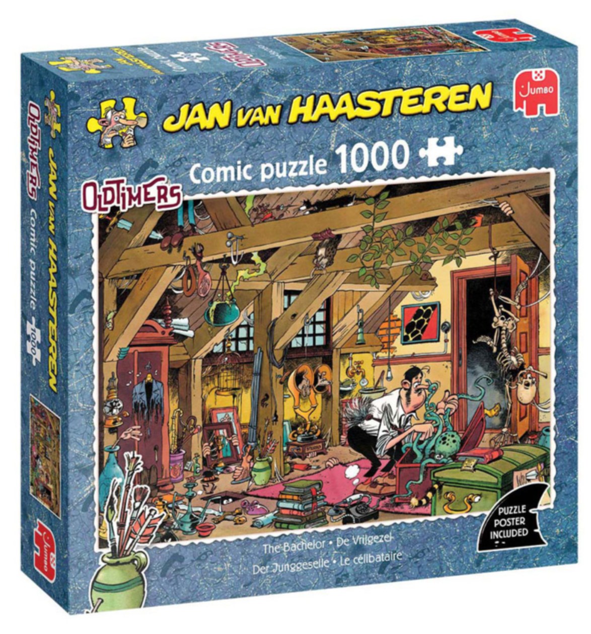 Jan van Haasteren - Oldtimers - The Bachelor - 1000 Stukjes puzzel