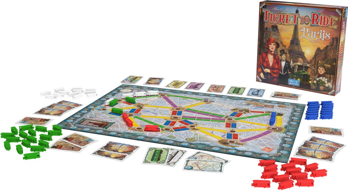 Days of Wonder - Ticket to Ride Parijs - Stedeneditie - Nederlandstalig Bordspel