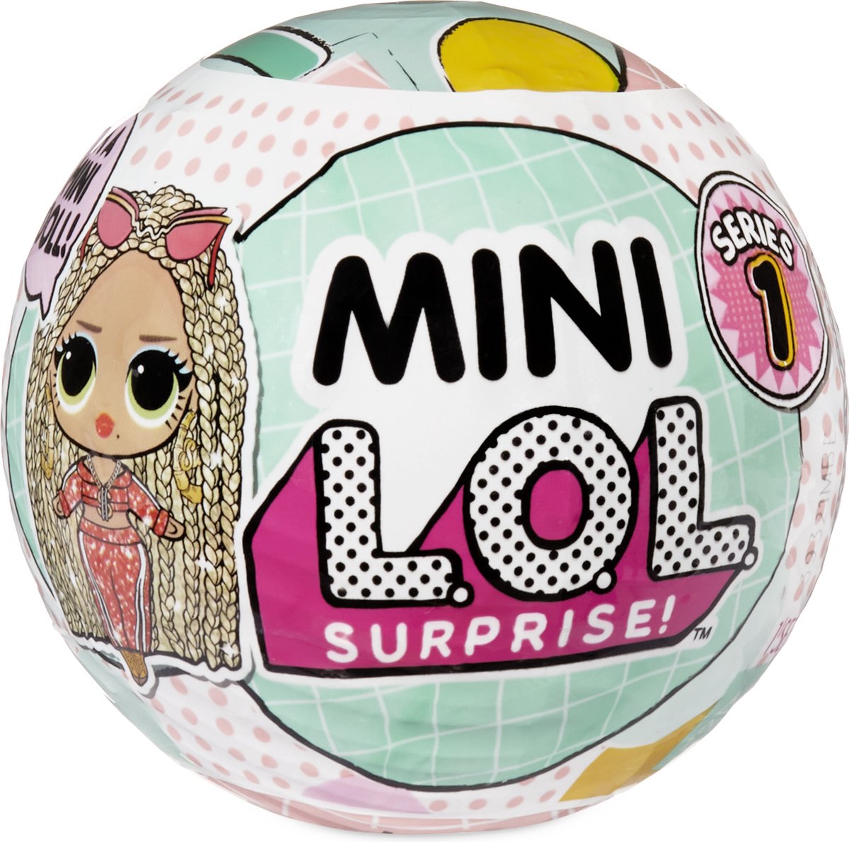 L.O.L. Surprise! Mini Bal Serie 1 - Minipop met 5 verrassingen