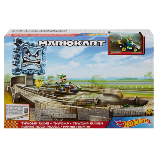 Hot Wheels Mario Kart Nemesis Track Set Thwomp