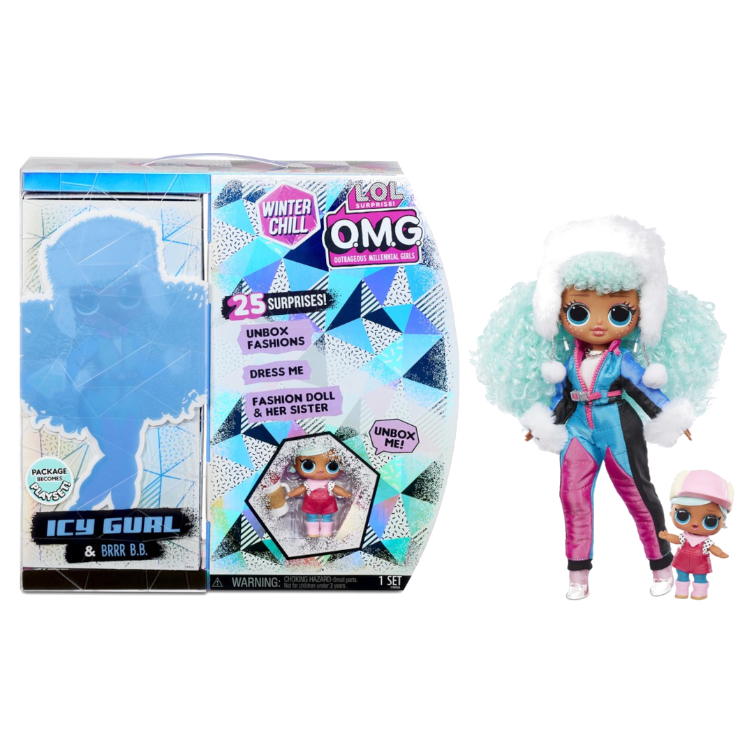 L.O.L. Surprise O.M.G. Winter Chill Icy Gurl + BRRR B.B.