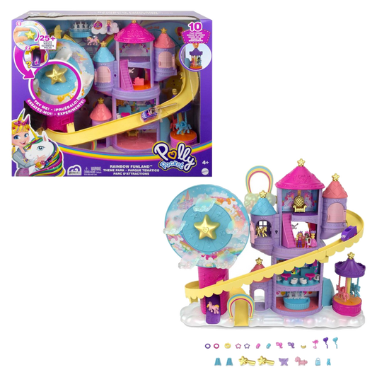 Polly Pocket Rainbow Funland Theme Park