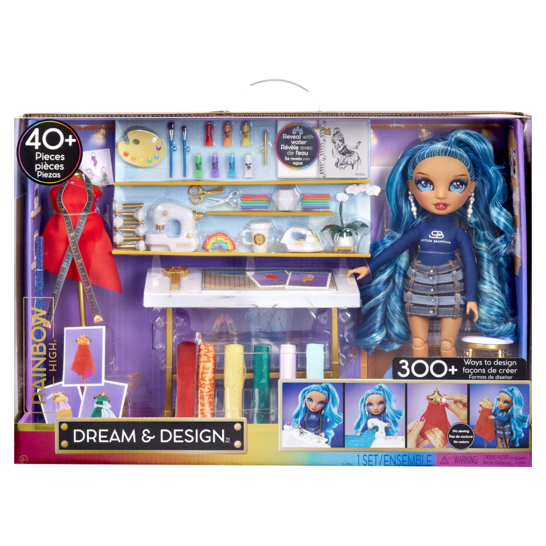 Rainbow High Dream & Design Fashion Studio Met Skyler Doll