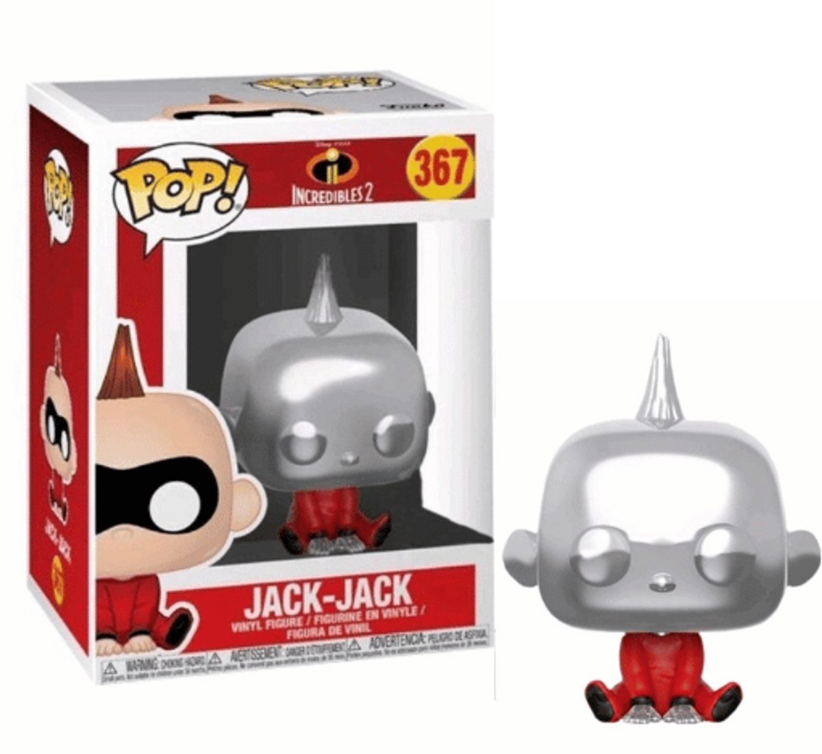 Funko POP! Jack-Jack Chrome - The Incredibles 2 - Disney - 10 cm