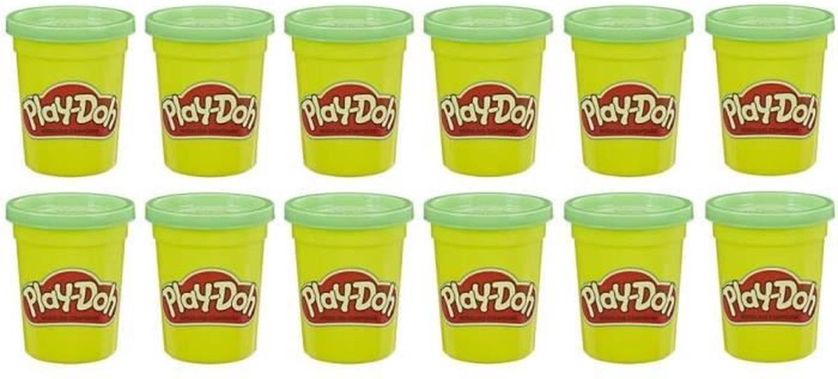 Play-Doh Groene Klei - 12 Potjes