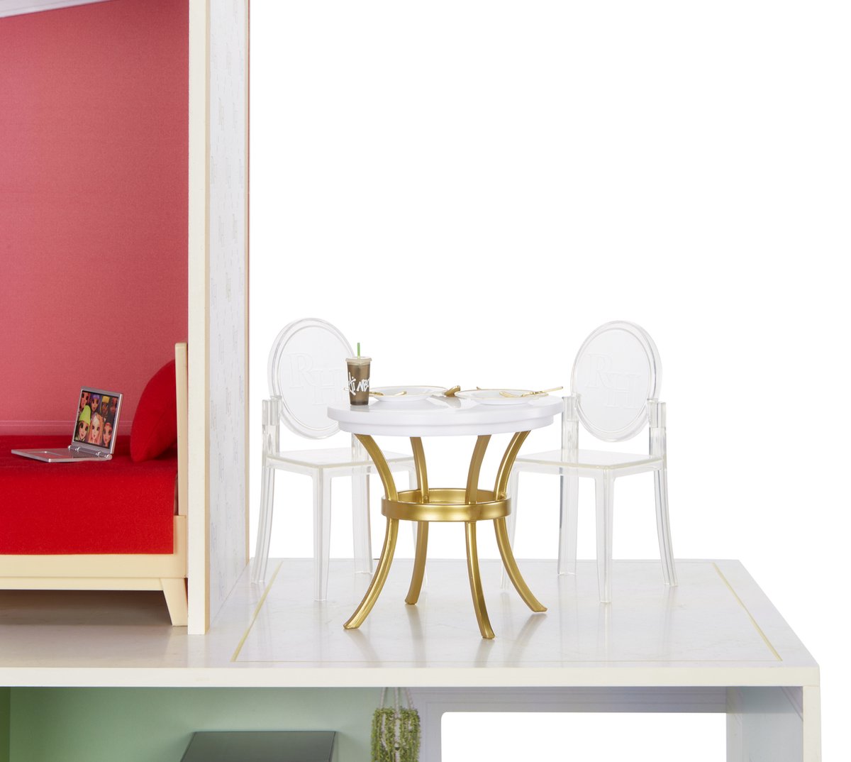 Rainbow High Huis - Houten poppenhuis met dakterras - Poppenhuis