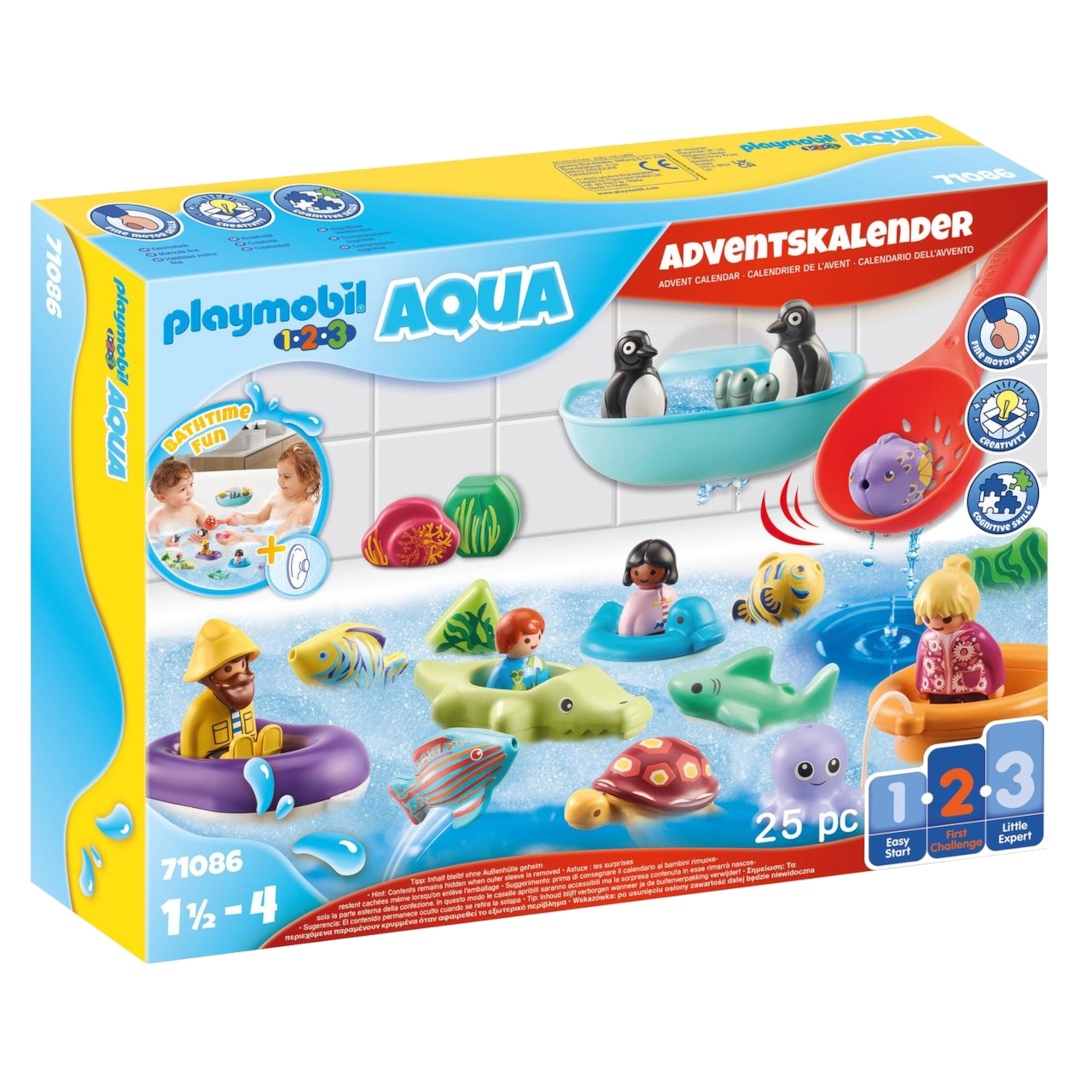 Playmobil 1.2.3 Aqua Adventskalender - 71086