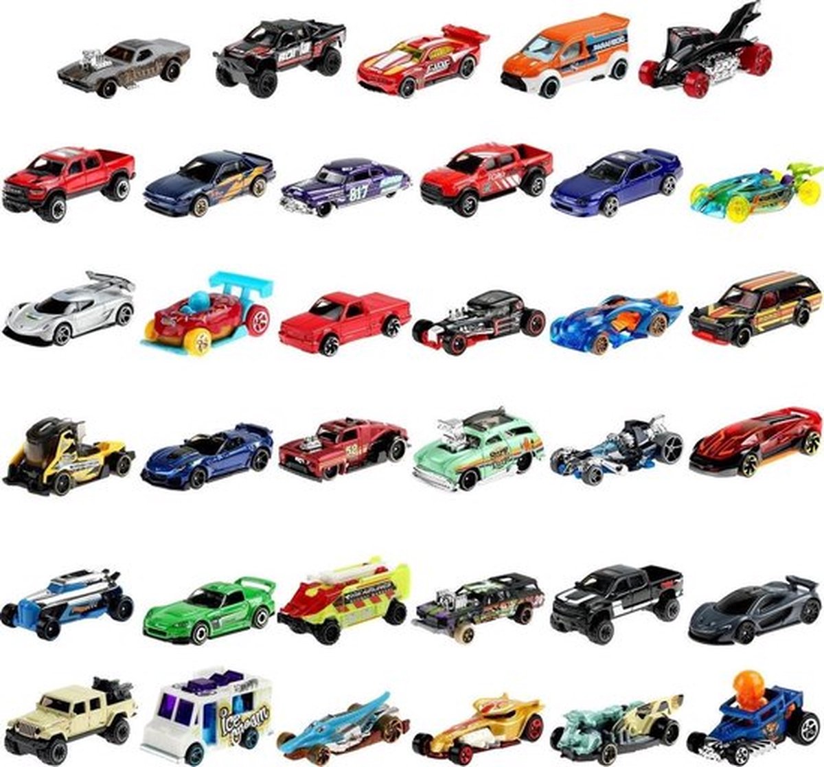 Hot Wheels Verrassings voertuig - 6 cm - 1 exemplaar- Die Cast