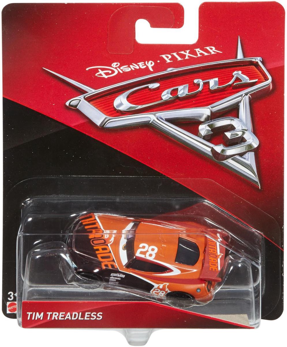 Cars 3 Diecast Tim Treadless - Speelgoedauto
