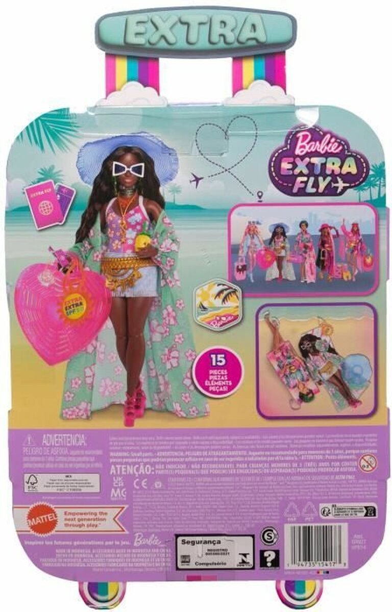 Barbie Extra Fly - Strand - Met accessories - Barbie pop