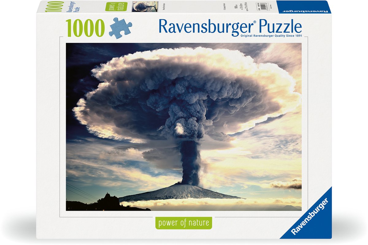 Ravensburger puzzel Nature Edition 23 - Vulkan Ätna - 1000 stukjes.