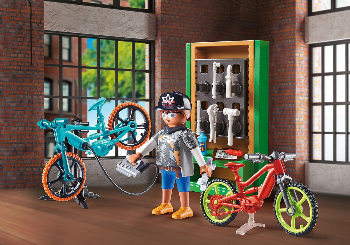 PLAYMOBIL Gift set "E-bike werkplaats" - 70674