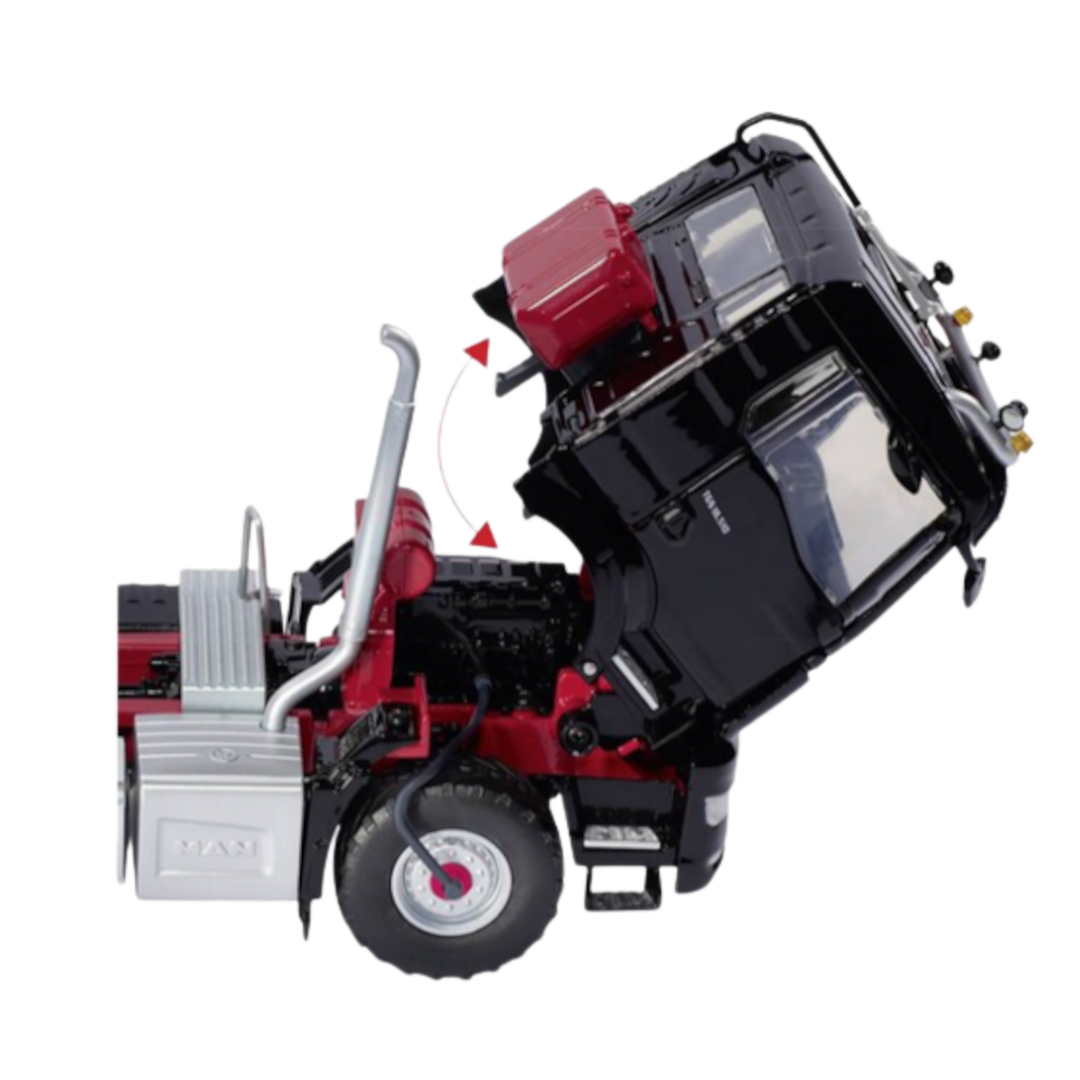 Man TGS 2-Assige Trekker Zwart