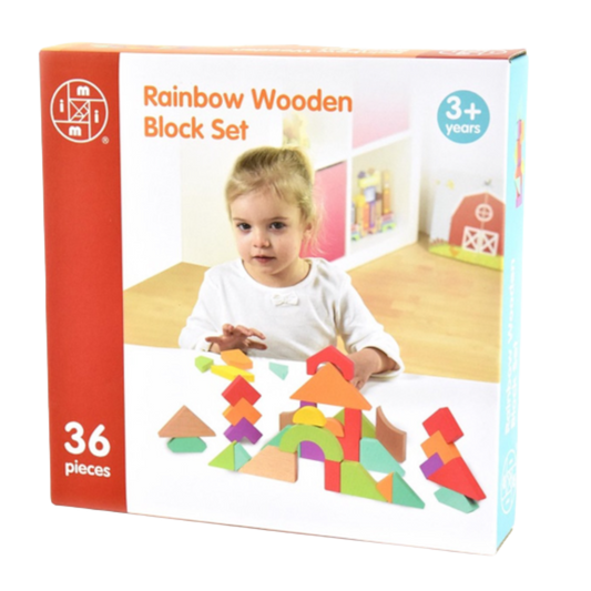 Rainbow Houten Blokken Set