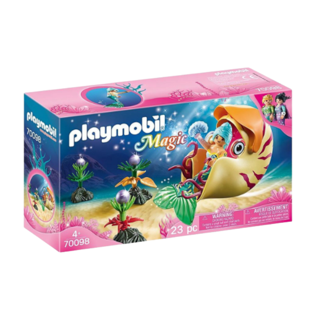 Zeemeermin met zeeslakkengondel 70098