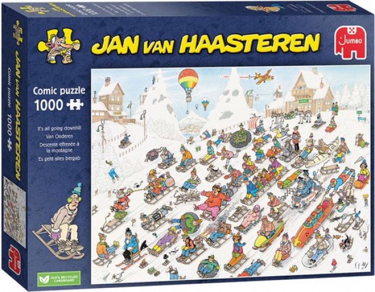 Jan van Haasteren - Van Onderen! - 1000 stukjes - Puzzel