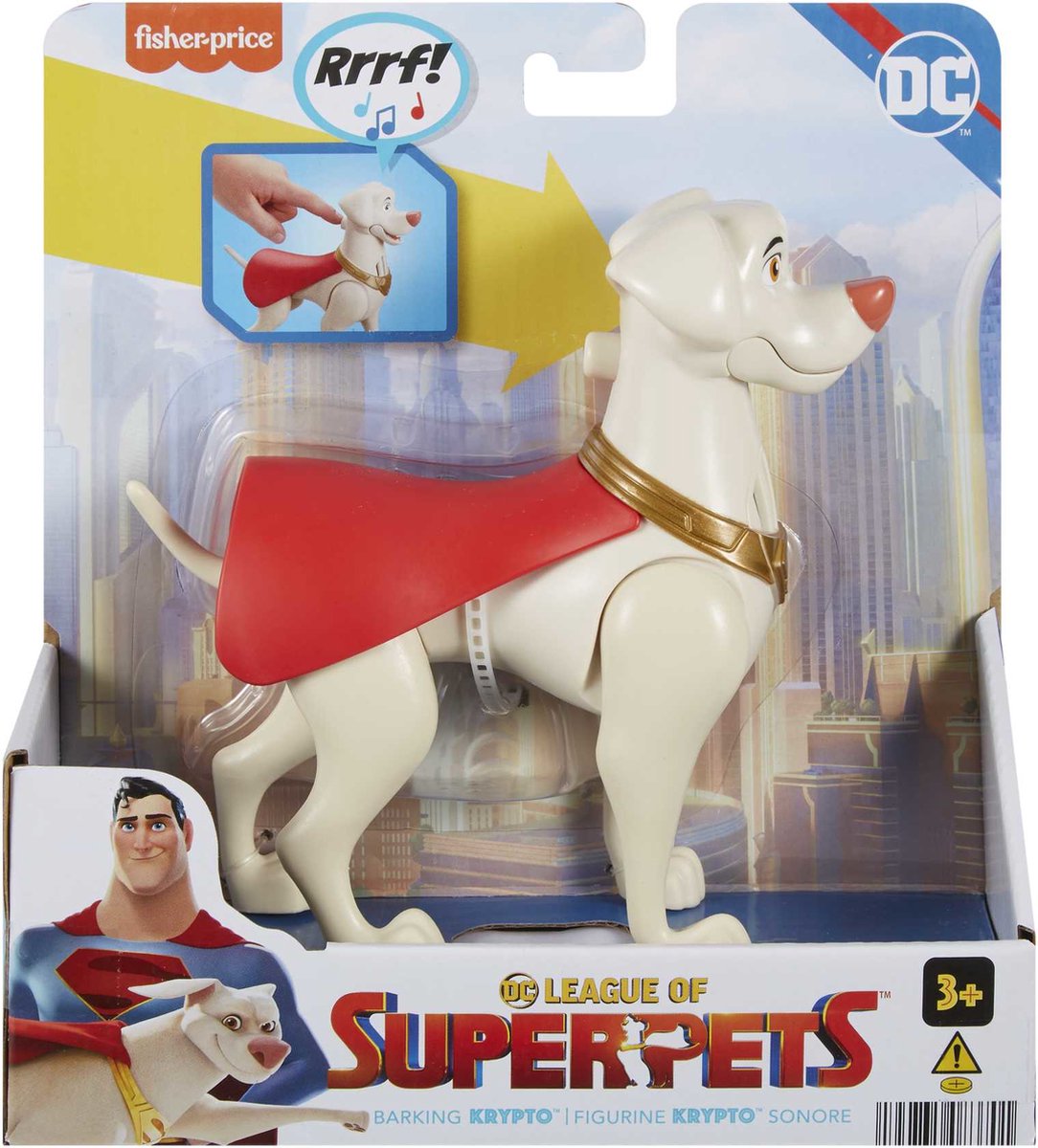 Fisher-Price DC League of Super-Pets HJF30, 3 jaar, Meerkleurig, Kunststof