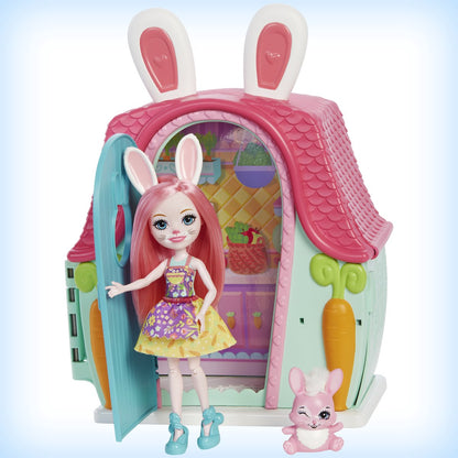 Enchantimals Speelset Bree Bunny Meisjes 15,2 Cm Roze 18-delig