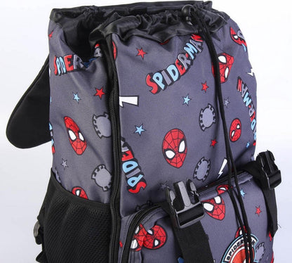 Casual Rugtas Spiderman Zwart (28,5 x 15 x 41 cm)