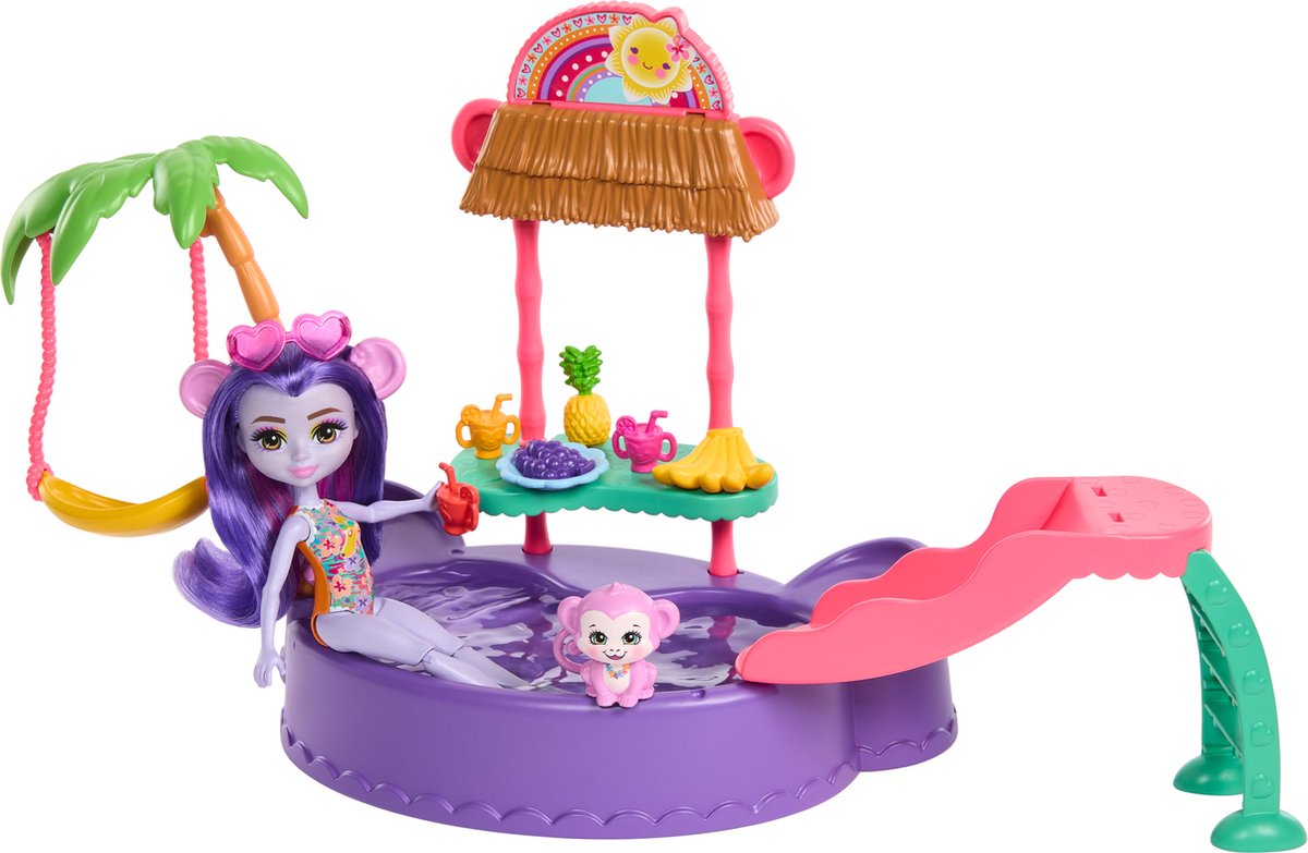 Enchantimals Zon en Strand Apenplonsbad - Speelset