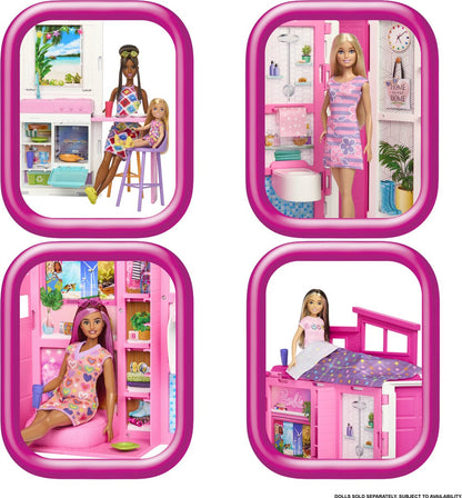 Barbie 65 jaar Vakantiehuis - Barbiepop - Poppenhuis