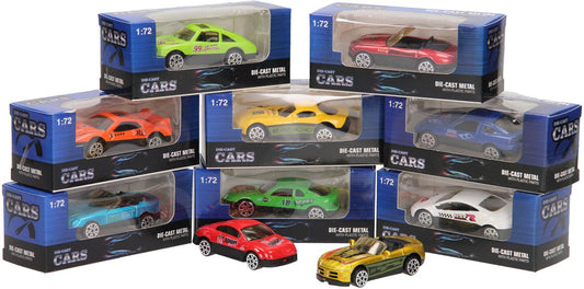 Johntoy Super Cars Die-cast Auto - Metalen speelgoedauto in verschillende kleuren