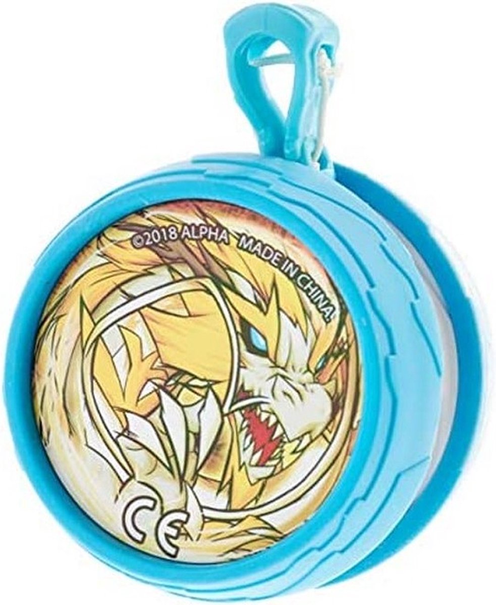 Blazing Team Yoyo Eraser Battlespin Imperial Dragon - Blauw - 7 cm