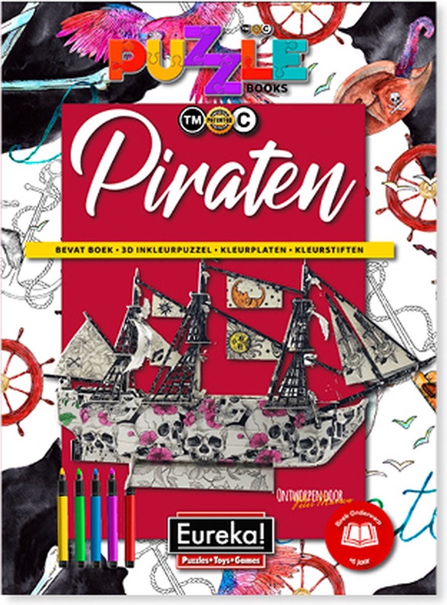 Eureka Puzzelboek Piraten