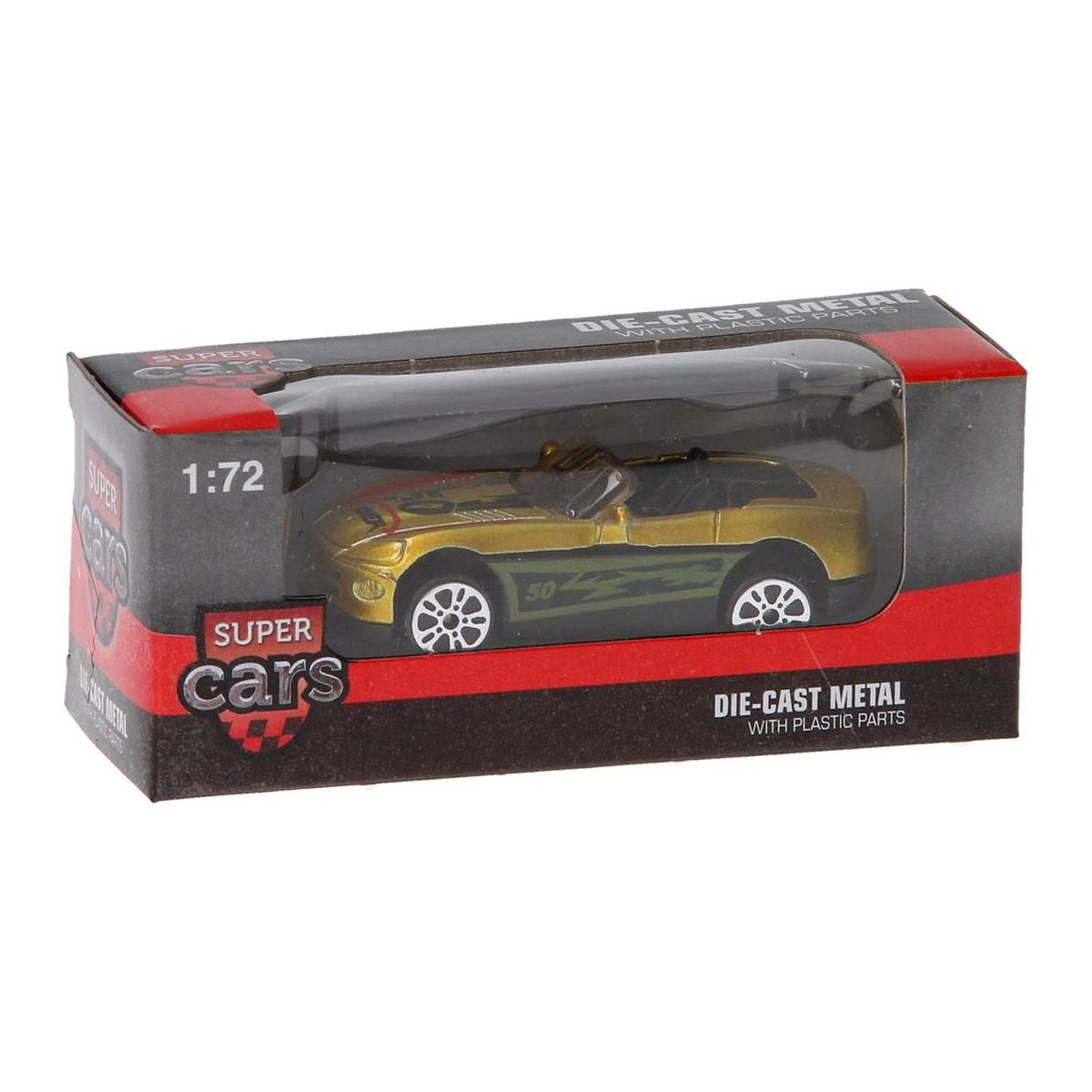 Johntoy Super Cars Die-cast Auto - Metalen speelgoedauto in verschillende kleuren