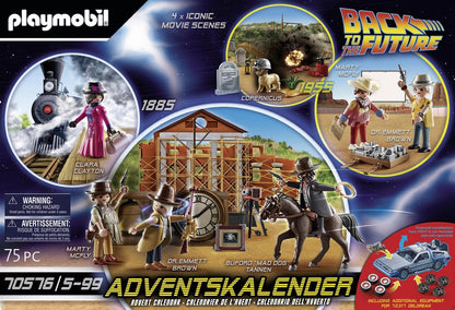 PLAYMOBIL Christmas Adventskalender 2022 "Back to the Future deel III" - 70576