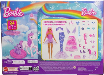 Barbie Adventskalendar met modepop en 24 verrassende accessoires