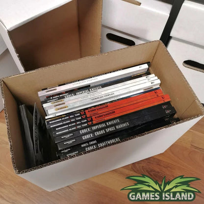 Comic book collectors box - Stripdoos-verhuisdozen-archiefdoos-boekendoos-platendoos-kartonnen doos (wit)
