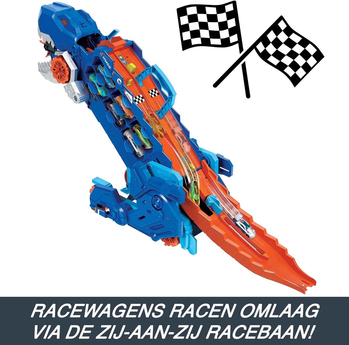 Hot Wheels - City Ultieme Dino Hauler Vrachtwagen - 1:64 - Speelgoedvoertuig