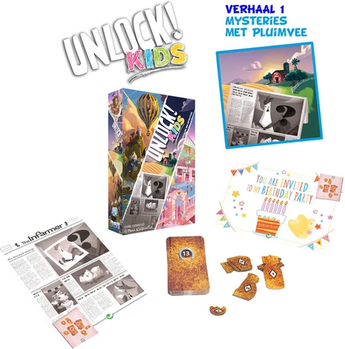 Space Cowboys Unlock! Kids - Escape Room Spel voor 1-4 spelers - 6+ jaar