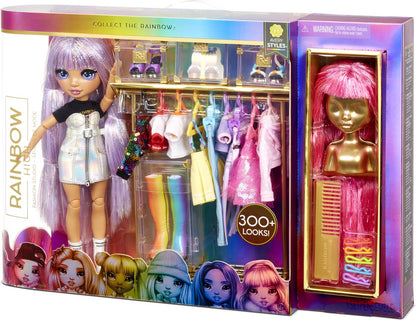 Rainbow High Fashion Studio - Pop Avery Styles met Poppenkleding