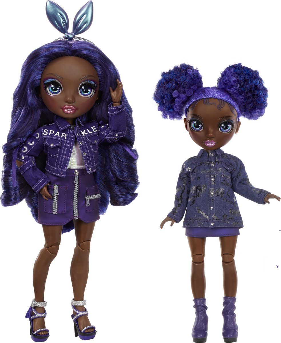 Rainbow High Junior High Special Edition Doll - 23 cm - Krystal Bailey - Paars - Modepop