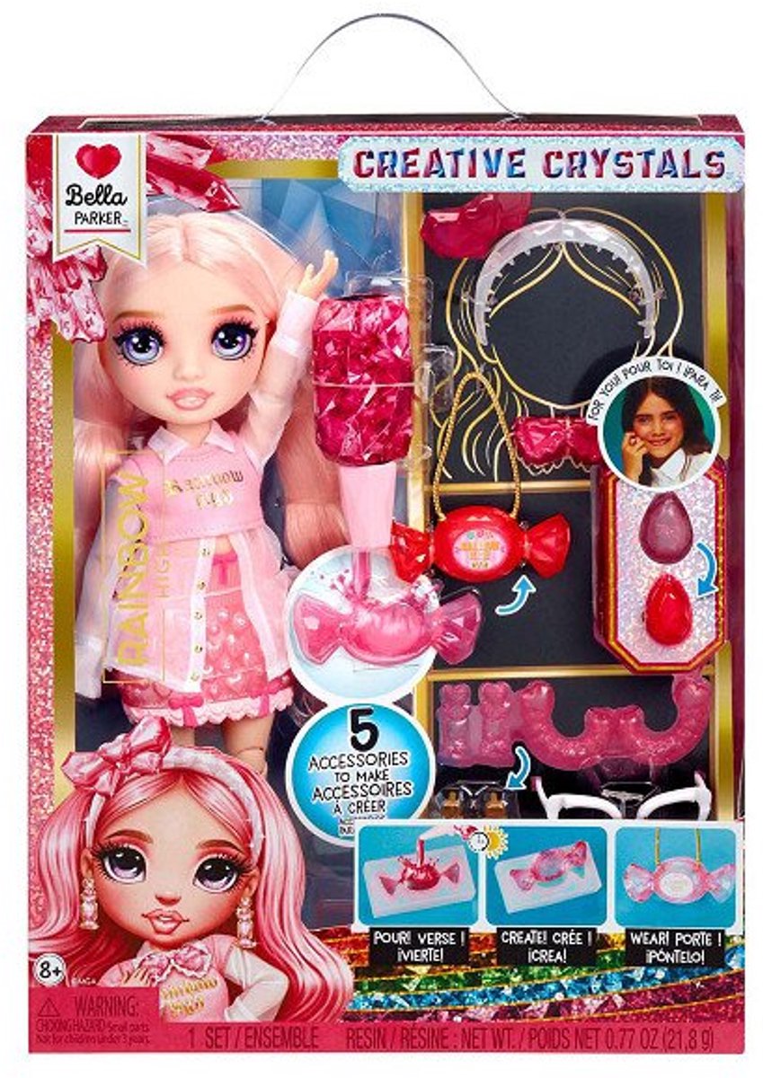 Rainbow High Creative Crystals-modepop - Bella