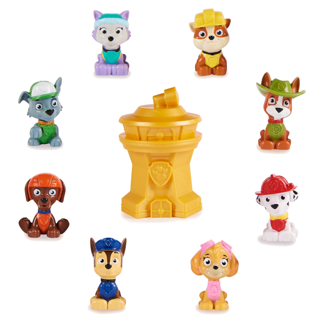 10e verjaardag - Minifiguren van 5 cm in uitkijktoren